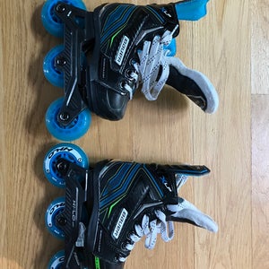Bauer XLP Adjustable Inline Skates Regular Width (Used)