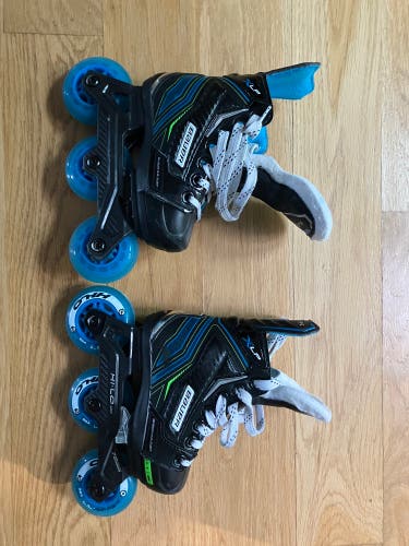 Bauer XLP Adjustable Inline Skates Regular Width (Used)