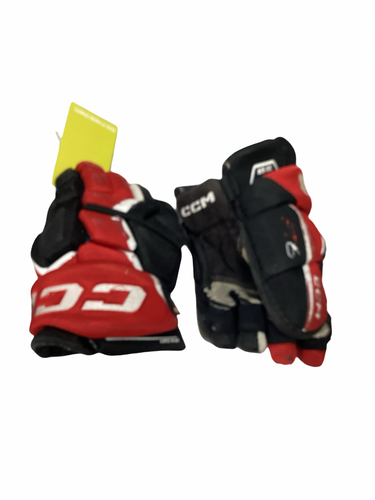 Used CCM FT6 Junior Gloves Red 10" 11613-S000186658