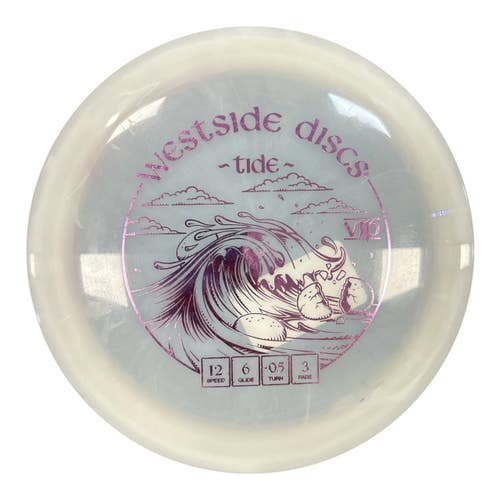 Used Westside VIP TIDE Disc Golf Driver White 175g 11450-S000525629