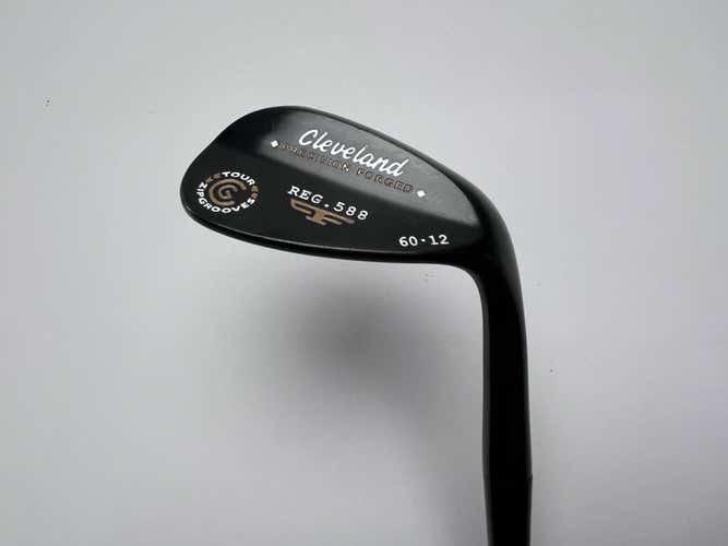 Cleveland 588 Black Pearl 2012 Lob Wedge LW 60* 12 Bounce True Temper Wedge RH