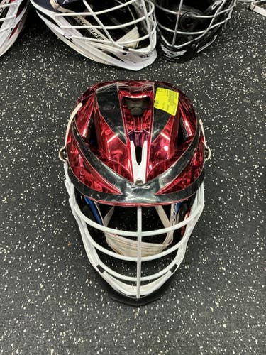 Used Cascade XRS Lacrosse Helmet Red One Size 10743-S000490605