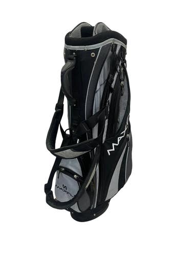 Used Maxfli Black/Grey Mens Stand Bag 11692-S000154746
