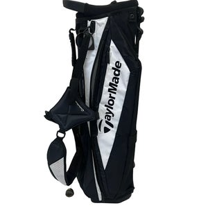 Used Taylormade Mens 4-Way Black Stand Bag 11692-S000154739
