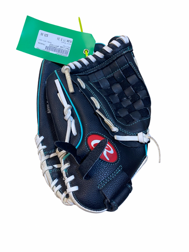 Used Rawlings WFP115MT LH Throw Fastpitch Gloves Black 11 1/2" 11706-S000383547