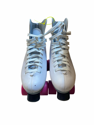 Used California Board Co SKATES Senior Roller Quad Skates White Senior 10 11706-S000383545