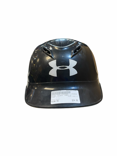 Used Under Armour UABH110 Batting Helmet No Mask Black XS 11706-S000383539