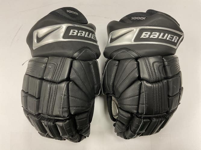 Used Nike BAUER VAPOR XXXX Senior Gloves Black 14" 11855-S000207547