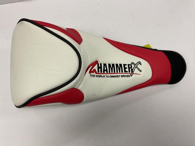 Used HAMMER X-FACTOR DRIVER HEADCOVER Red 11855-S000207533