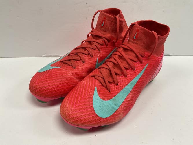 Used Nike Mercurial Superfly 10 HF9433-800 Soccer Cleats Red Senior 7.5 11855-S000207578
