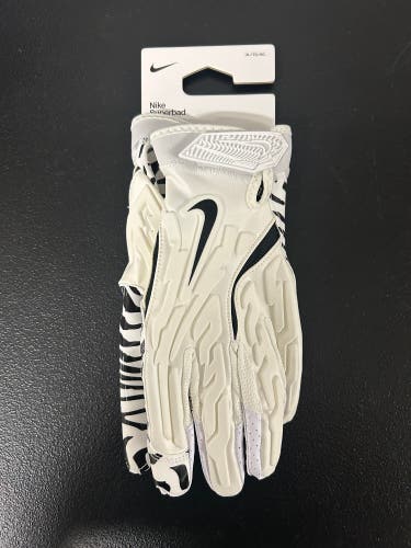 White XL Adult Nike Superbad Gloves (New)