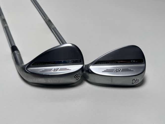 Titleist Vokey SM10 Tour Chrome Wedge Set 52* 8 58* 12 Vokey Wedge Steel Mens RH