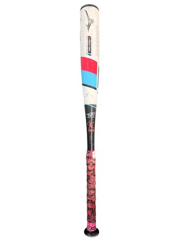 Used Mizuno FINCH BB/SB Fastpitch Bat Black And White 25" 11835-S000210498