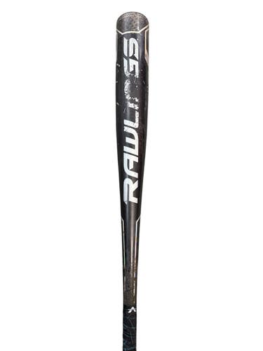 Used Rawlings BBZV3 BB/SB High School -3 Bat Black And Silver 33" 11835-S000210531