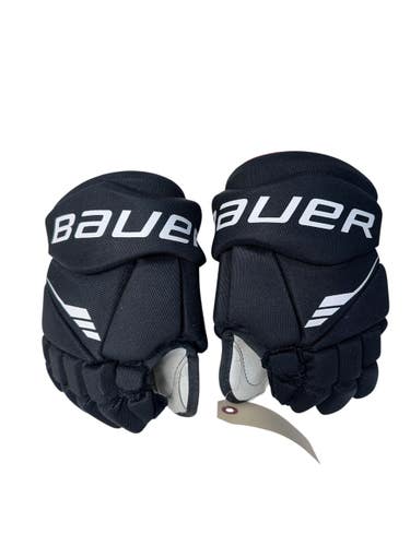 Used Bauer LIL SPORT Junior Gloves White/Black/Red 10" 11835-S000210567