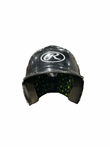 Used Rawlings 6.5 -7.5 HELMET Batting Helmet No Mask Black One Size 11834-S000054584