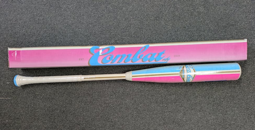 2 pc Combat BBCOR Certified Bat (-3) 30 oz 33" (New)