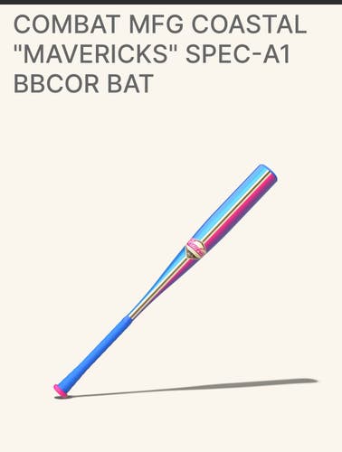 2027 Combat MFG Spec A1 Alloy BBCOR Certified Bat (-3) 29 oz 32" (New)