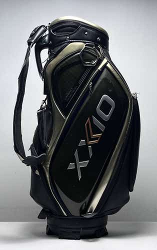 XXIO Premium Staff Bag Black 5-Way Divide Single Strap Golf Bag