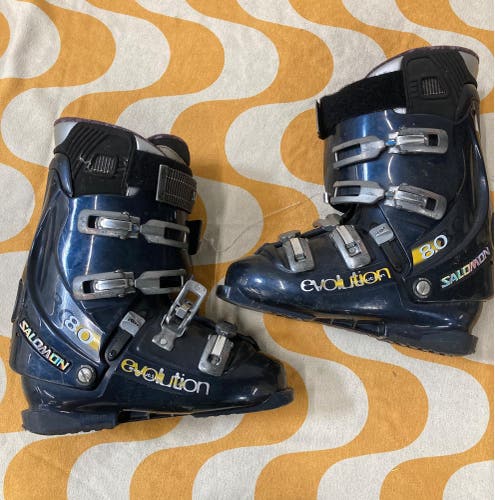 Women’s Salomon Evolution 8.0 All Mountain Ski Boots Soft Flex (Used)