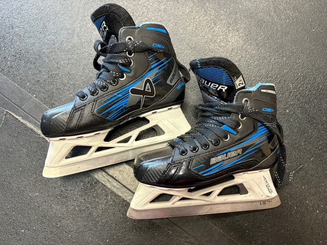 2024 Bauer GSX Hockey Goalie Skates Extra Wide Width 2.5EE (Used)