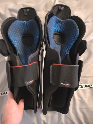 CCM Jetspeed FT880 Shin Guards – 14" – Good Used Condition