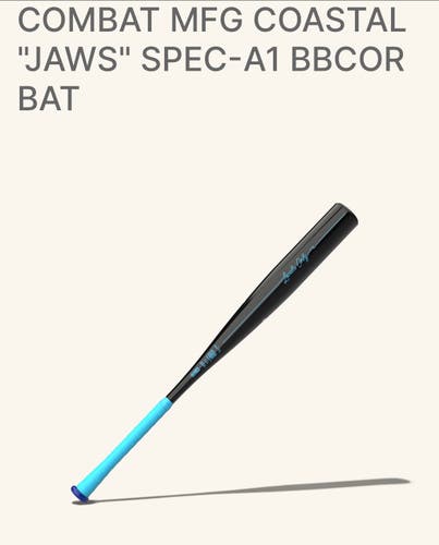 2026 COASTAL Combat MFG Spec A1 Alloy BBCOR Certified Bat (-3) 30 oz 33" (New)