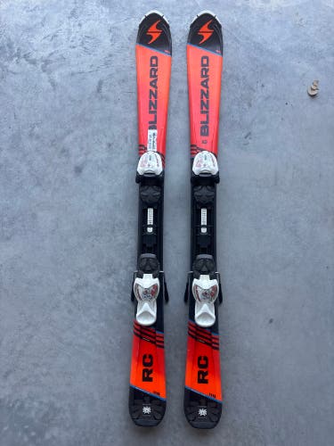 Blizzard RC 110 cm Racing Skis With IQ 4.5 Bindings (Used)