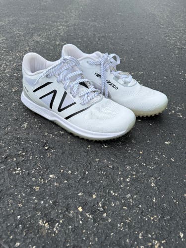 New Balance Freeze 4.0 Low Lacrosse Turf Cleats, White, Unisex, M 10.0 / W 11.5 (Used)