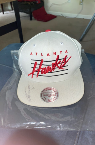 Authentic Signed Mitchell&Ness Hawks Hat