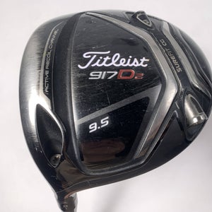 LEFTY Titleist 917 D2 Driver 9.5* Diamana Blue S+60x5ct 60g Stiff LH