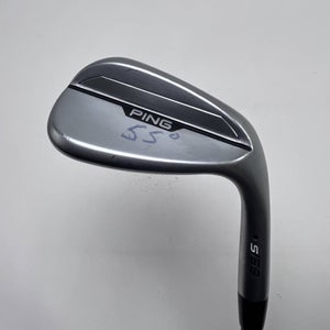 Ping s159 Chrome Wedge 55* 12 Bounce S-Grind Black Dot Alta Regular Graphite RH