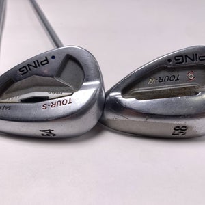 Ping Tour-S Tour-W Chrome Wedge Set 54* 12 58* 8 Different Stiff Steel Mens RH