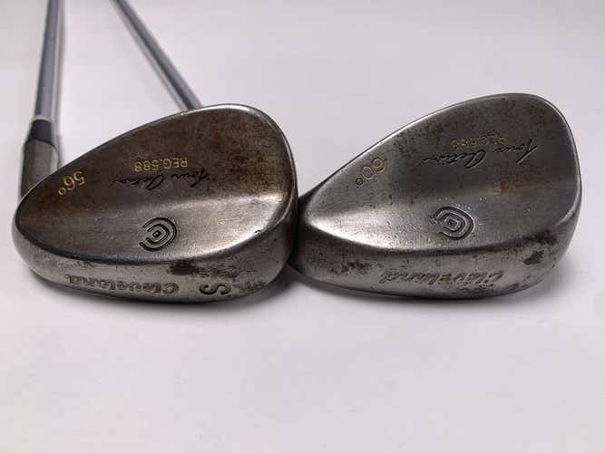 Cleveland 588 Raw Wedge Set 56* 60* Wedge Steel Mens RH