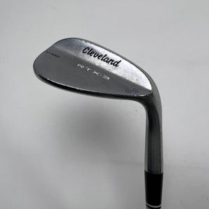 Cleveland RTX 3 Tour Satin Wedge 60* 9 Bounce S300 Stiff Steel Mens RH