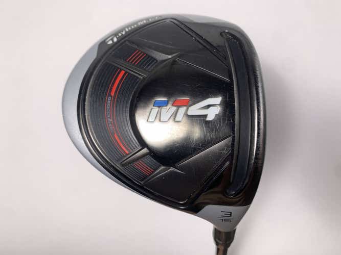 TaylorMade M4 3 Fairway Wood 15* Bassara e42x5ct Senior Graphite Mens RH