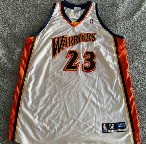100% Authentic Reebok Jason Richardson 2002 NBA Golden State Warriors Jersey 52