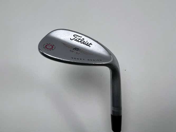 Titleist Vokey Spin Milled Chrome 2009 Lob Wedge LW 60* 7 Bounce Wedge RH