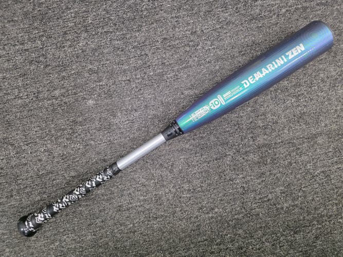2026 DeMarini CF Zen Oil Slick Composite USSSA Certified Bat (-10) 19 oz 29" (Used)