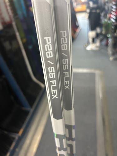 Intermediate Bauer Proto-R Left Hand Hockey Stick P28 55 Flex (New) 2 pack