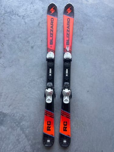 Blizzard RC 130 cm Racing Skis With IQ 7 Bindings (Used)