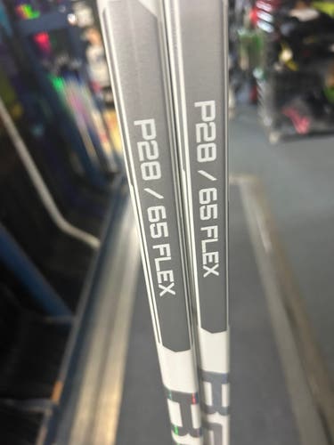Intermediate Bauer Proto-R Hockey Stick P28 65 Flex (New) 2 pack