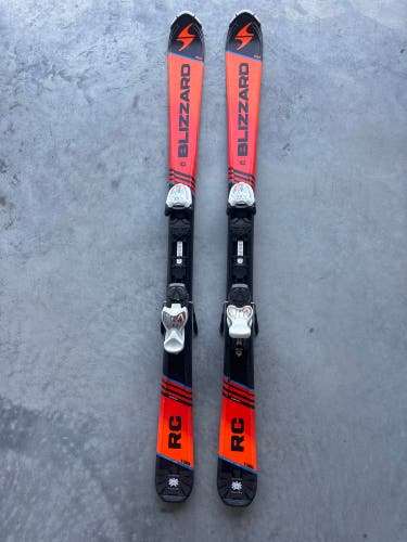 Blizzard RC 130 cm Racing Skis With IQ 7 Bindings (Used)