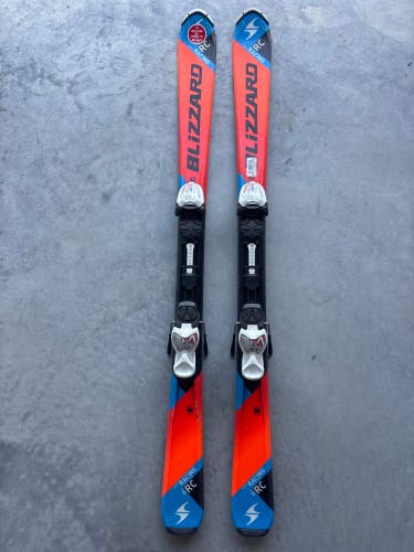 Blizzard RC 130 cm Racing Skis With IQ 7 Bindings (Used)
