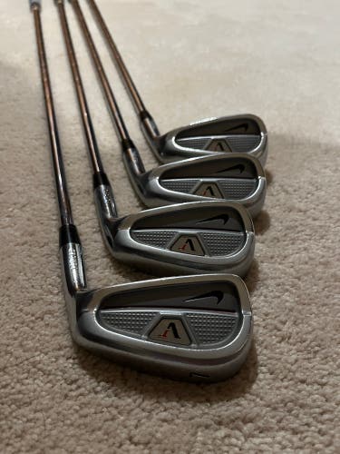 Nike Victory Red Forged Split Cavity 3-PW Iron Set Stiff Flex RH