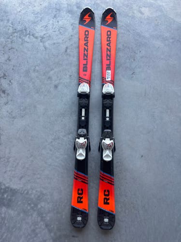 Blizzard RC 130 cm Racing Skis With IQ 7 Bindings (Used)