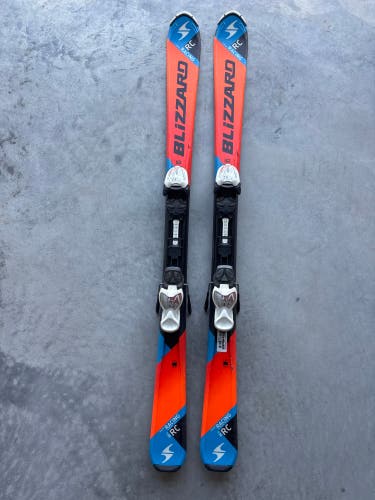 Blizzard RC 130 cm Racing Skis With IQ 7 Bindings (Used)