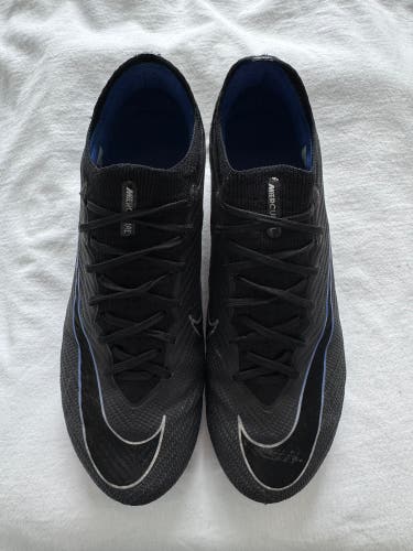 Black Size M 9.5 (W 10.5) Nike Mercurial Vapor 15 AG Cleats (Used)