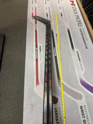 Senior CCM Ribcor Trigger 10 Pro Left Hand Hockey Stick P29 80 Flex (2-pack)