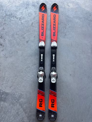 Blizzard RC 140 cm Racing Skis With IQ 7 Bindings (Used)